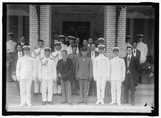JAPANESE MISSION TO U.S. VISIT TO NAVAL ACADEMY