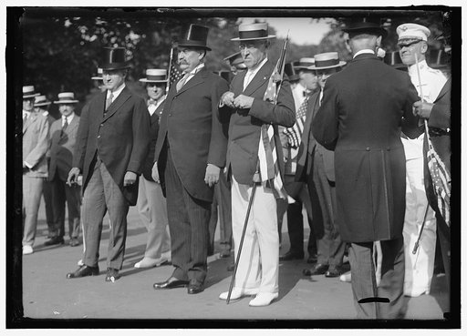 DRAFT PARADE. C.J. COLUMBUS; WILLIAM F. GUDE; WILSON; WILLIAM T. GALLIHER