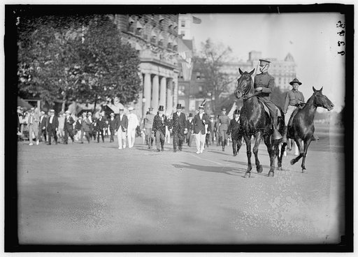 DRAFT PARADE. COLUMBUS; GUDE; HARTS; WILSON; GRAYSON; UNIDENTIFIED; ALEX; WOLF