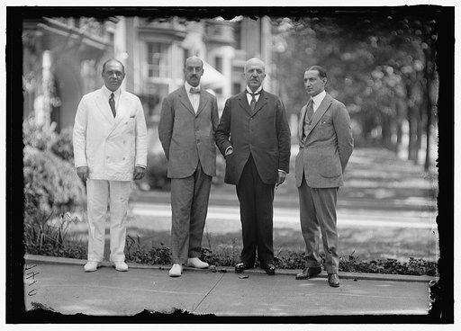 ROUSSOS, GEORGES. E.E. AND M.P. FROM GREECE. 2ND FROM RIGHT
