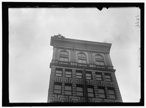 REYNOLDS, J., PERFORMING ACROBATIC AND BALANCING ACTS ON HIGH CORNICE ABOVE 9TH STREET, N.W.