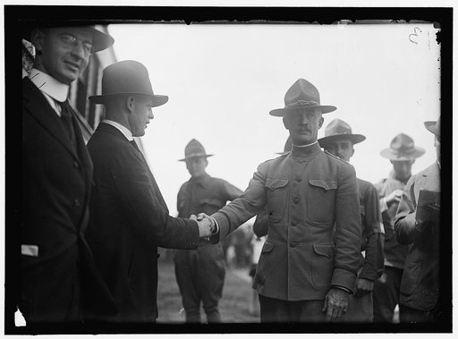 CAMP MEADE #1 MARYLAND. MAJOR GENERAL JOSEPH KUHN AND H.T. BARNETT