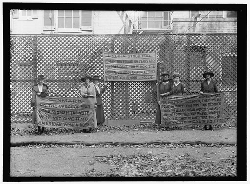 WOMAN SUFFRAGE PICKETS
