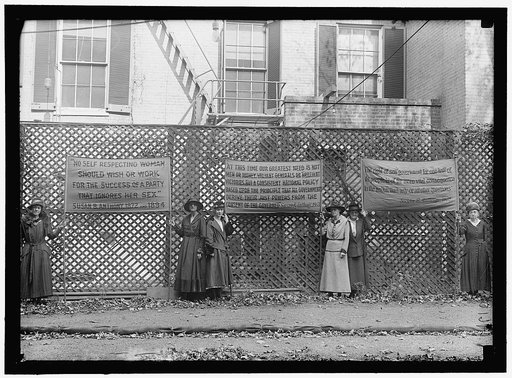 WOMAN SUFFRAGE PICKETS