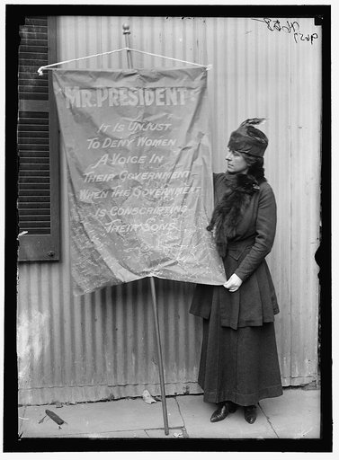 WOMAN SUFFRAGE BANNERS
