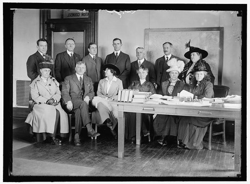 DISTRICT PUBLIC SCHOOLS. BOARD OF DIRECTORS, WILSON NORMAL SCHOOL. SUZIE ROOT RHODES, DIRECTOR OF PLAYGROUNDS, 3RD FROM RIGHT SEATED