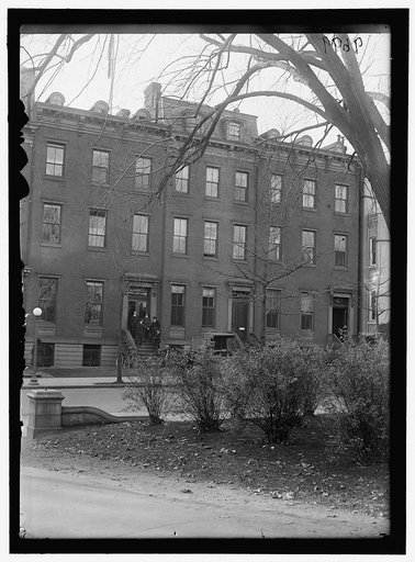 COMMITTEE ON PUBLIC INFORMATION. EXTERIOR OF QUARTERS ON JACKSON PLACE