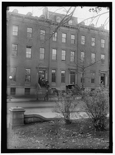 COMMITTEE ON PUBLIC INFORMATION. EXTERIOR OF QUARTERS ON JACKSON PLACE