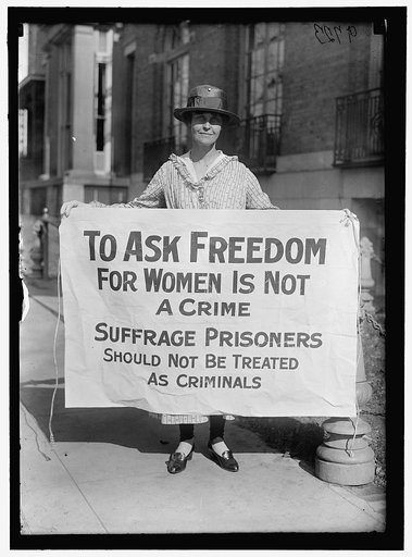 WOMAN SUFFRAGE PICKETS