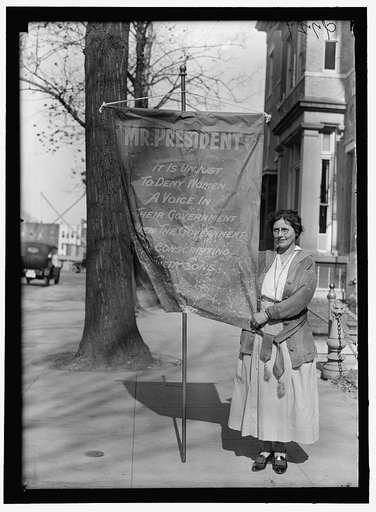 WOMAN SUFFRAGE PICKETS