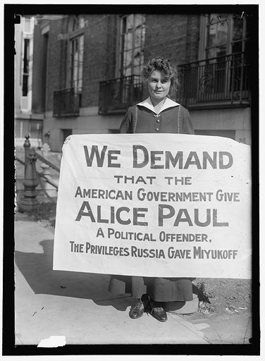 WOMAN SUFFRAGE PICKETS