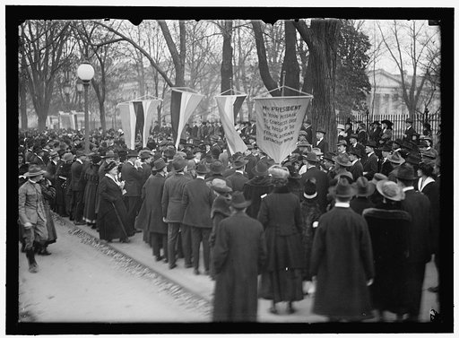 WOMAN SUFFRAGE PICKETS