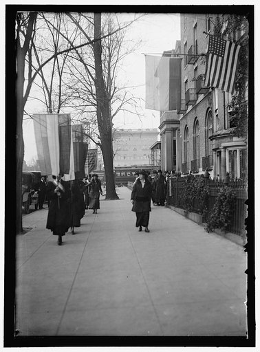 WOMAN SUFFRAGE PICKETS