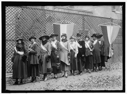 WOMAN SUFFRAGE PICKETS