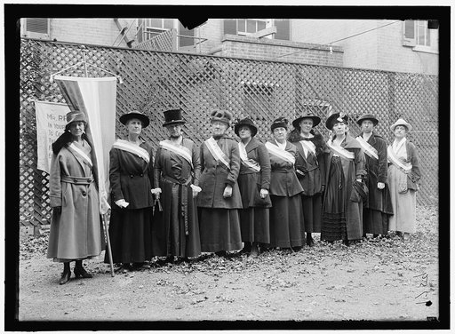 WOMAN SUFFRAGE PICKETS