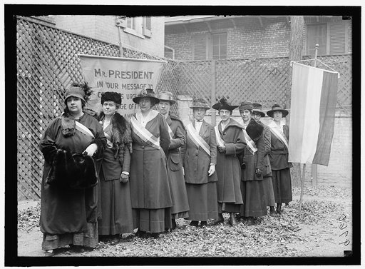 WOMAN SUFFRAGE PICKETS