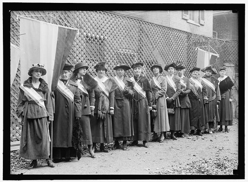 WOMAN SUFFRAGE PICKETS