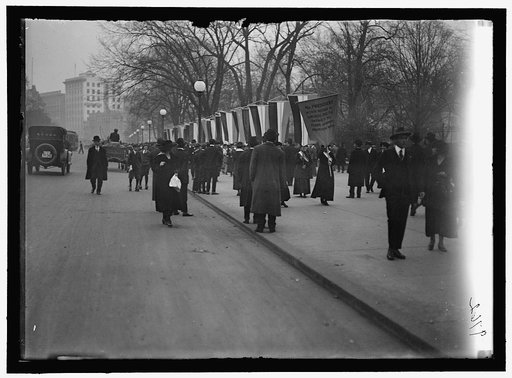 WOMAN SUFFRAGE PICKETS