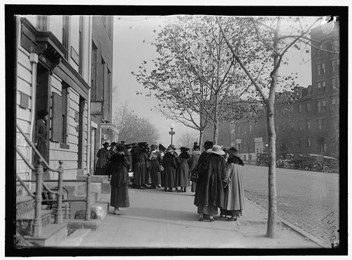 WOMAN SUFFRAGE PICKETS