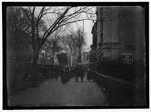 WOMAN SUFFRAGE PICKETS