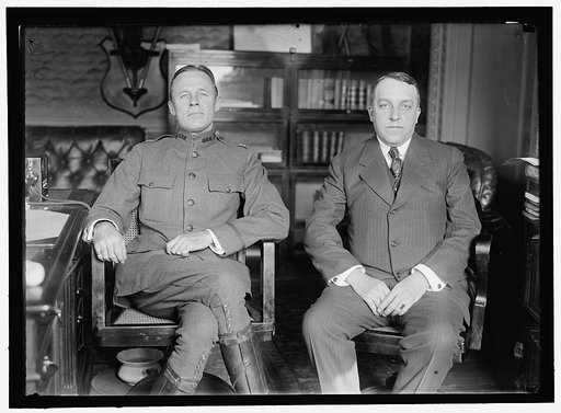 INGRAHAM, WILLIAM MOULTON. ASST. SECRETARY OF WAR, 1916-1917. WITH HIS SUCCESSOR BENEDICT CROWELL