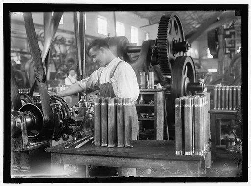NAVY YARD, U.S., WASHINGTON. VARIOUS OPERATIONS IN MAKING C.C.