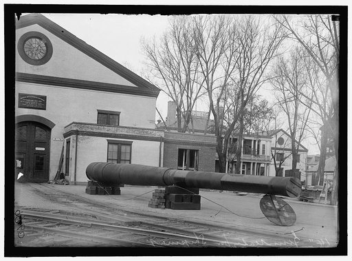 NAVY YARD, U.S., WASHINGTON. 14 INCH GUNS, READY TO GO TO PROVING GROUND