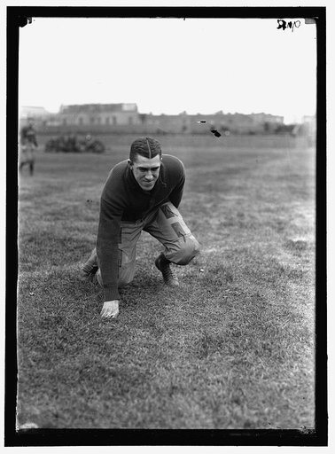 FOOTBALL. CAPTAIN EDWARD MAHON OF HOWARD TEAM