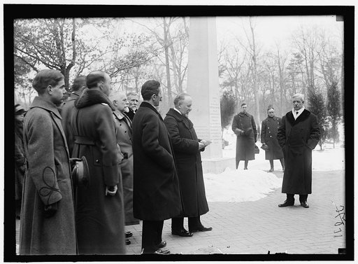 SERBIAN MISSION TO THE U.S. AT MOUNT VERNON, WITH SEC. LANSING