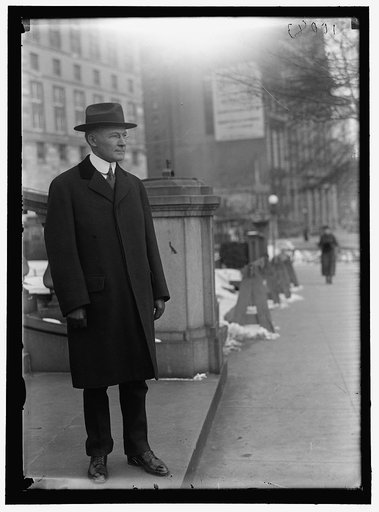 HINES, WALKER D. DIRECTOR GENERAL, U.S.R.R. ADM., JANUARY 10, 1919. AT DESK