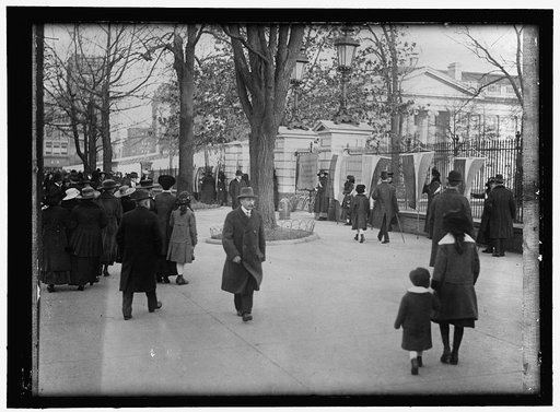 WOMAN SUFFRAGE. PICKET PARADE