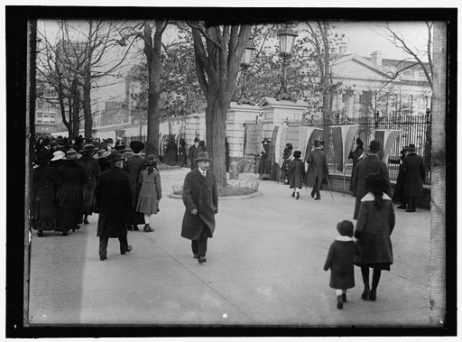 WOMAN SUFFRAGE. PICKET PARADE