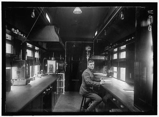 RED CROSS, AMERICAN. SANITARY RAILROAD CAR