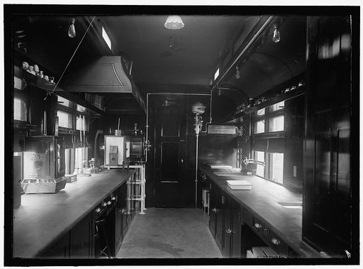 RED CROSS, AMERICAN. SANITARY RAILROAD CAR