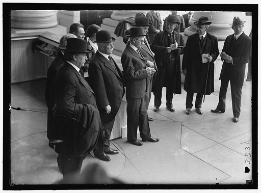 WAR SAVINGS STAMPS. SHERLEY, J. SWAGER, M.C., KY, 1903-1919; MARSHALL, THOMAS RILEY, GOVERNOR OF INDIANA, 1909-1913; VICE PRESIDENT OF THE UNITED STATES, 1913-1921; MOON, JOHN AUSTIN, REP. FROM TENNESSEE, 1897 - 1921; SAULSBURY, WILLARD, SENATOR FROM DELAWARE, 1913-1919; OVERMAN, LEE SLATER, SENATOR