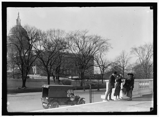 MARTIN, ANNE HENRIETTA, NATIONAL CHAIRMAN, NATIONAL WOMEN PARTY, 1926-. WITH SENATOR CLAPP