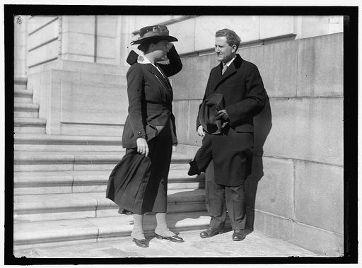 MARTIN, ANNE HENRIETTA, NATIONAL CHAIRMAN, NATIONAL WOMEN PARTY, 1926-. WITH SENATOR SHEPPARD