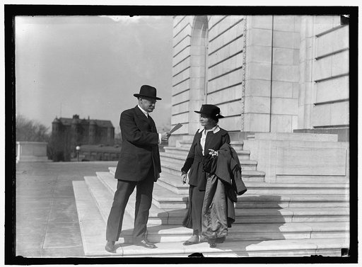 MARTIN, ANNE HENRIETTA, NATIONAL CHAIRMAN, NATIONAL WOMEN PARTY, 1926-. WITH SENATOR CLAPP