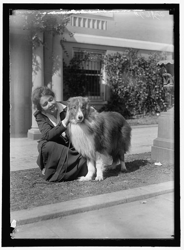 MARTIN, ANNE HENRIETTA. NATIONAL CHAIRMAN, NATIONAL WOMEN PARTY, 1926-. WITH SENATOR COLLIE