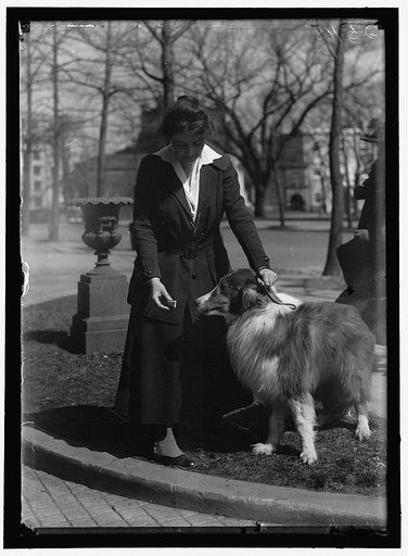 MARTIN, ANNE HENRIETTA. NATIONAL CHAIRMAN, NATIONAL WOMEN PARTY, 1926-. WITH SENATOR COLLIE