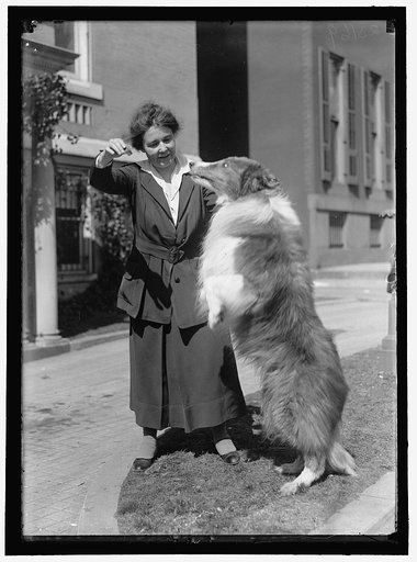 MARTIN, ANNE HENRIETTA. NATIONAL CHAIRMAN, NATIONAL WOMEN PARTY, 1926-. WITH SENATOR COLLIE