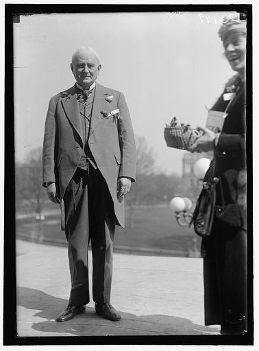 BELGIAN RELIEF. CHAMP CLARK BUYING FORGET-ME-NOTS TO SAVE BELGIAN BABIES