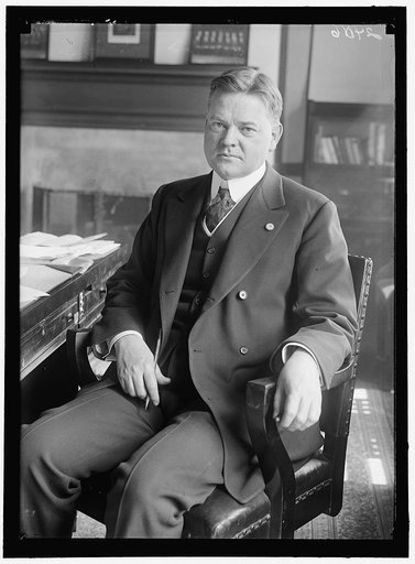 HOOVER, HERBERT C. HEAD OF FOOD ADM.; DIS. GEN. OF RELIEF, SUPR.; COUNCIL OF SUP. ANDRELIEF, ETC.; PRESIDENT OF THE UNITED STATES, 1929-1933