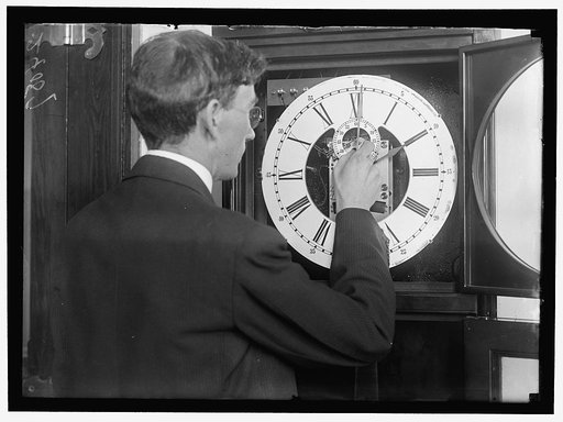 NAVAL OBSERVATORY. C.B. WATTS TURNING BACK THE CLOCK