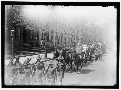 ALDUNATE, SANTIAGO. AMBASSADOR FROM CHILE. FUNERAL