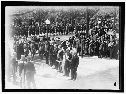 ALDUNATE, SANTIAGO. AMBASSADOR FROM CHILE. FUNERAL