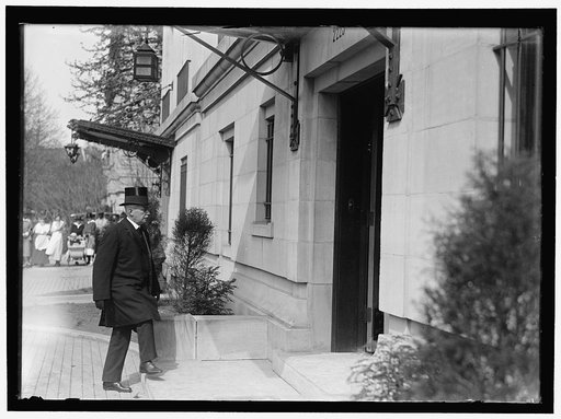 ALDUNATE, SANTIAGO. AMBASSADOR FROM CHILE. FUNERAL LANSING, ROBERT, SECRETARY OF STATE, 1915-1920
