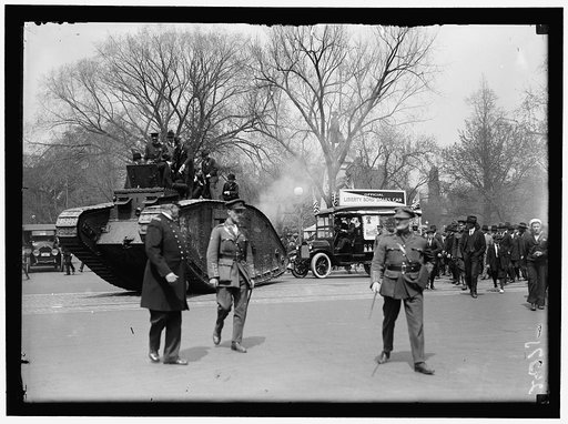 LIBERTY LOANS. OFFICIAL LIBERTY BOND CAR, AND TANK