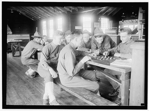 YOUNG MEN'S CHRISTIAN ASSOCIATION, BUILDINGS AND ACTIVITIES IN TRAINING CAMPS
