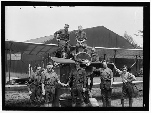 AIR MAIL. INAUGURATION OF SERVICE, POLO FIELD. MECHANICS